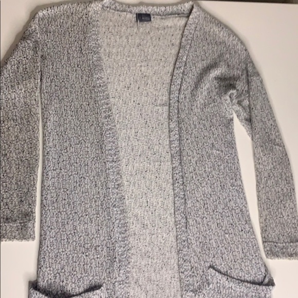 Sparkle and fade knit open front speckled cardigan women’s xs - Picture 4 of 9